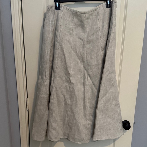 Talbots Linen A line Skirt - Picture 1 of 4